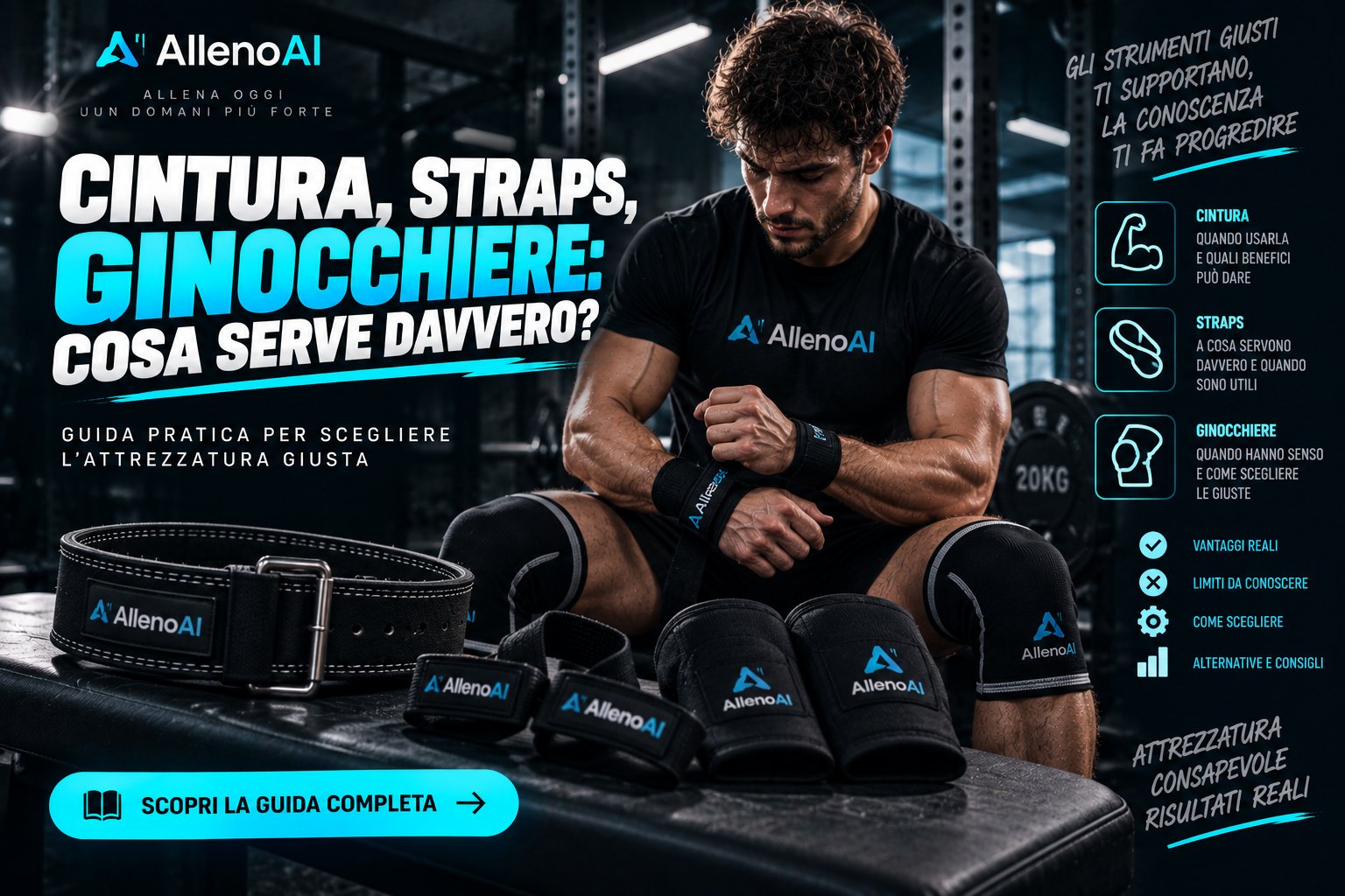 Cintura, straps, ginocchiere: cosa serve davvero