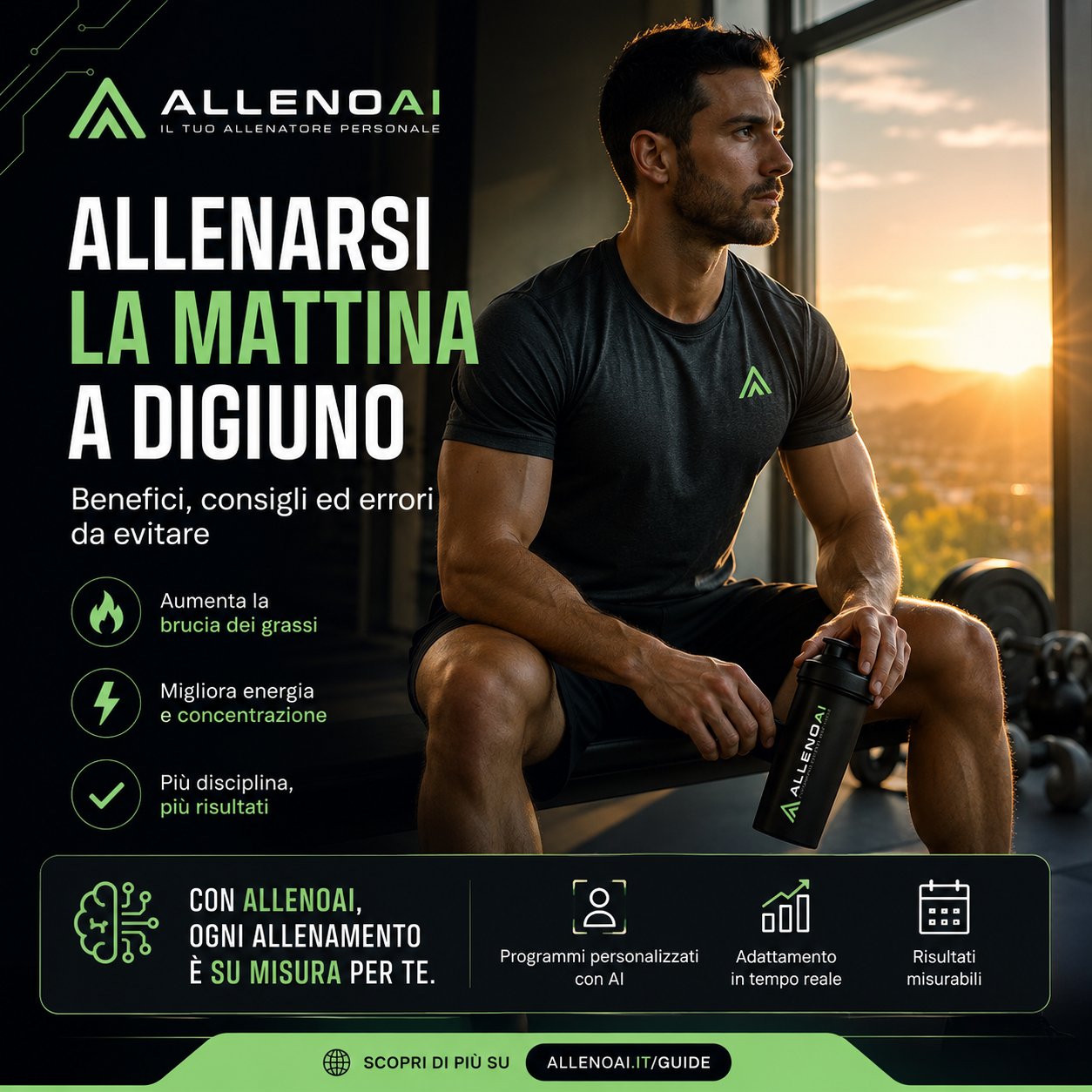 Allenarsi la mattina presto: come renderla una seduta vera