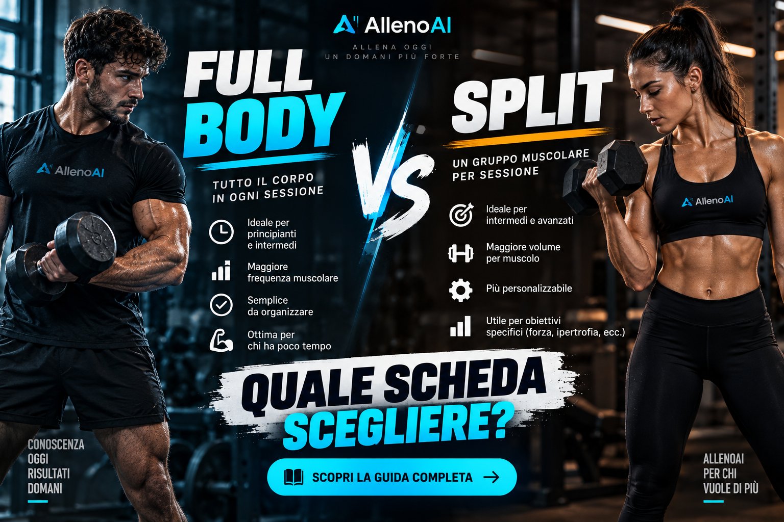 Full body o split: quale scheda scegliere