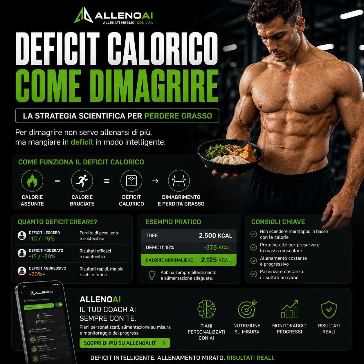Deficit calorico: come dimagrire davvero
